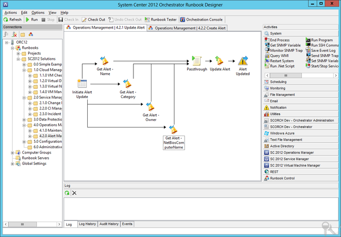 Runbook designer